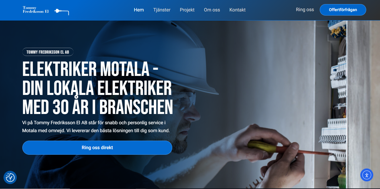 Tommyfredrikssonel Website